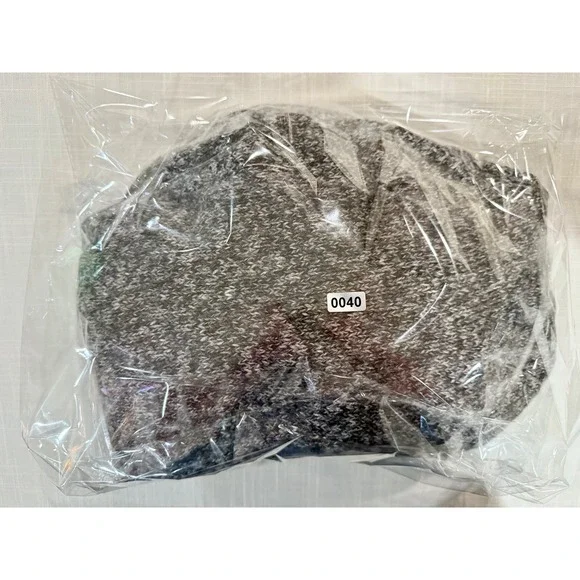 Leo & Nicole Womens Gray Cowl Neck Long Sleeve Knit Pullover Sweater - Picture 11 of 11